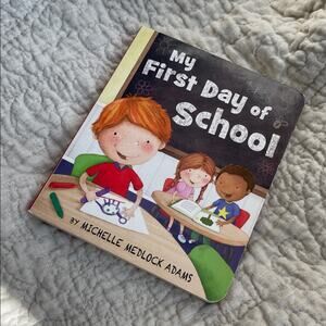 3/$25 🪩 First Day of School Toddler Board Book | Sensory Book